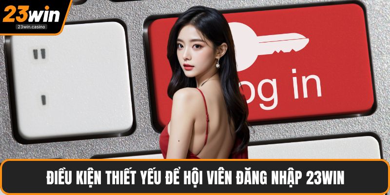 Điều kiện thiết yếu để hội viên đăng nhập 23win