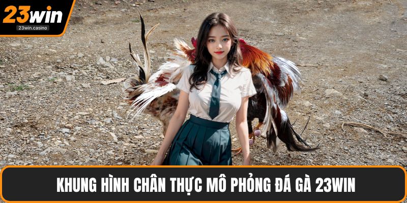 Khung hình chân thực mô phỏng đá gà 23win